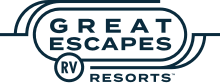 Great Escapes RV Park Austin Oaks Branding